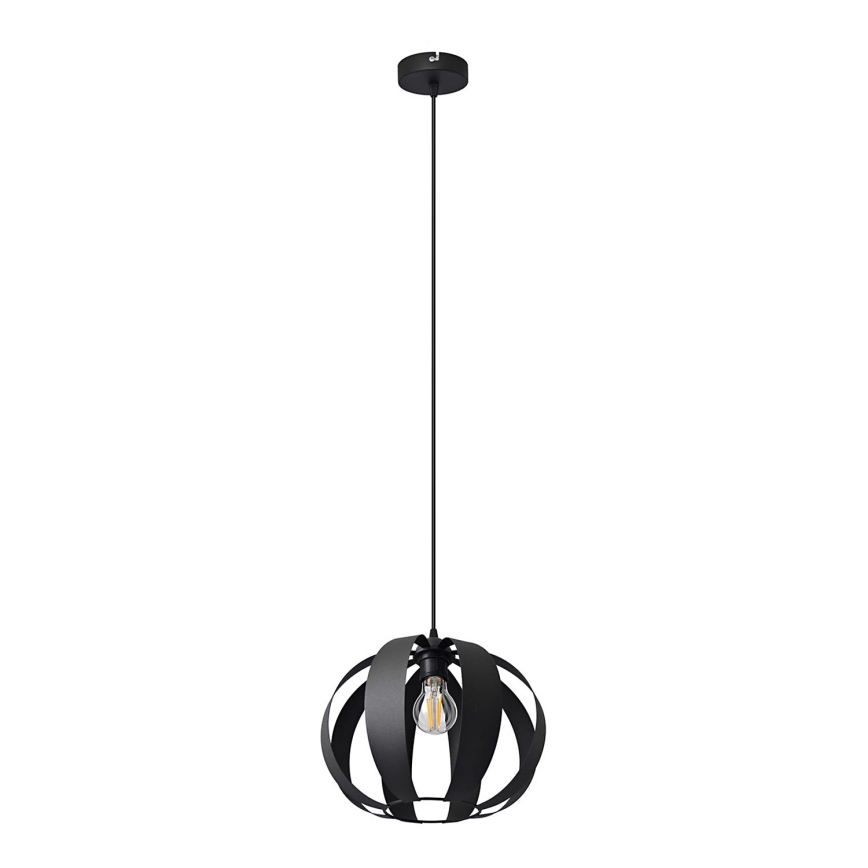 Luster na sajli NEWTON 1xE27/15W/230V crno