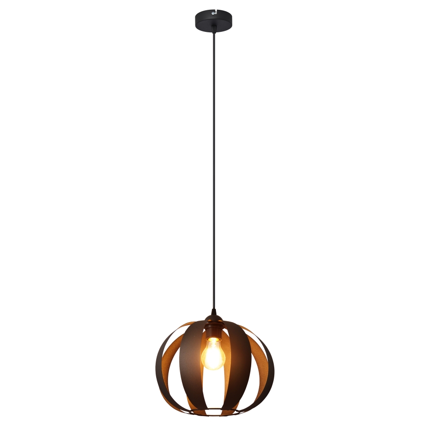 Luster na sajli NEWTON 1xE27/15W/230V crno