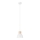Luster na sajli NICO 1xE27/60W/230V bela