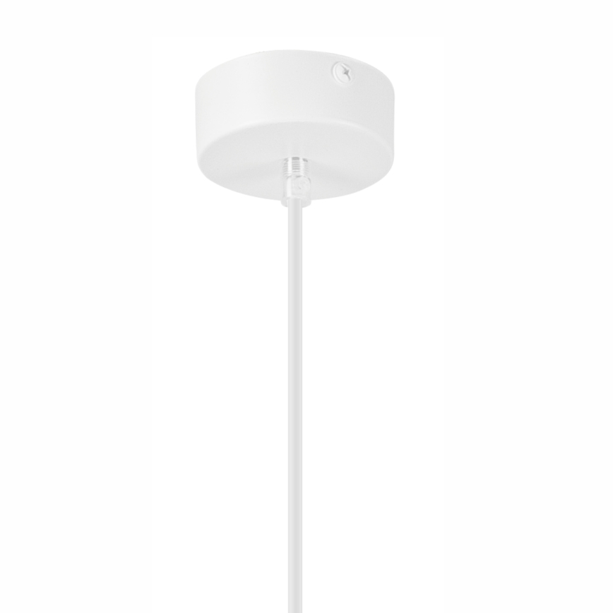 Luster na sajli NICO 1xE27/60W/230V bela/bukva