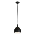 Luster na sajli NOAK 1xE27/15W/230V crno