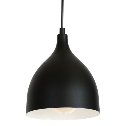 Luster na sajli NOAK 3xE27/15W/230V crno