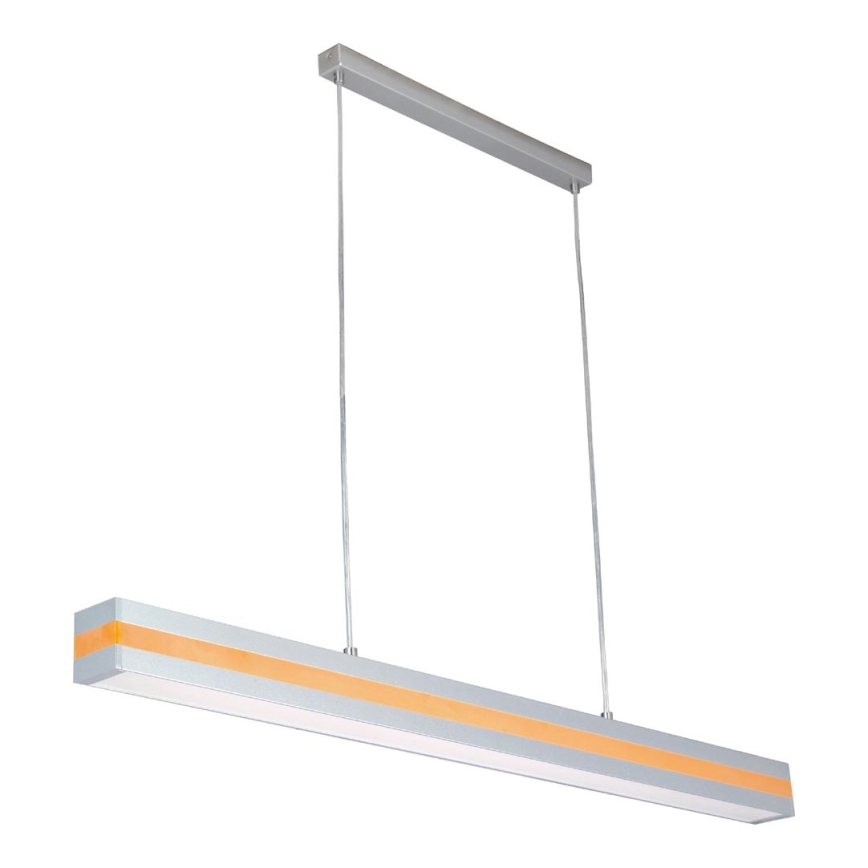 Luster na sajli OFINNA 1xG5/28W/230V srebrno/narandžasta