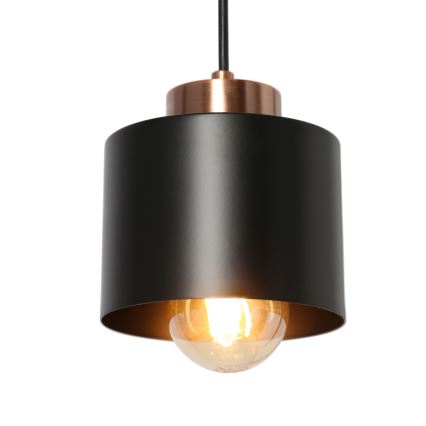 Luster na sajli OLENA 1xE27/60W/230V crno
