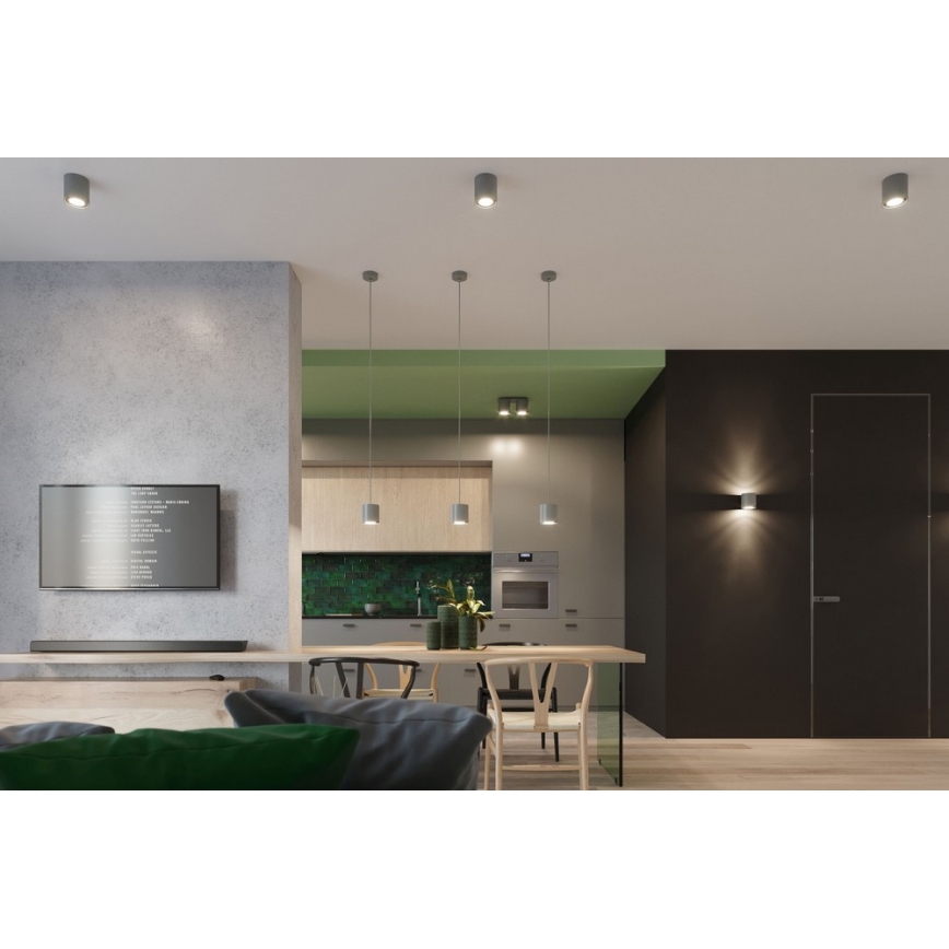 Luster na sajli ORBIS 1 1xGU10/40W/230V sivo