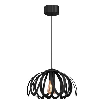 Luster na sajli ORCHID 1xE27/60W/230V crno