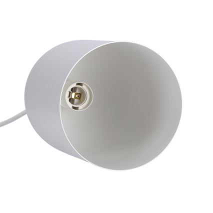 Luster na sajli OSS 1xE27/40W/230V bela
