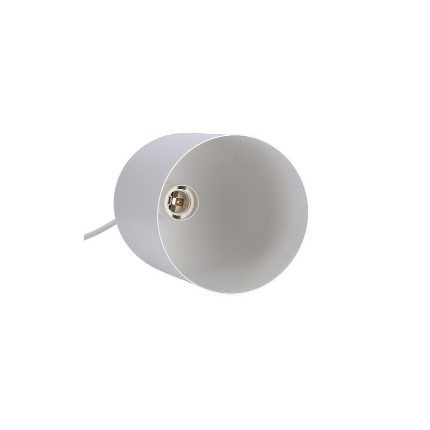 Luster na sajli OSS 1xE27/40W/230V bela