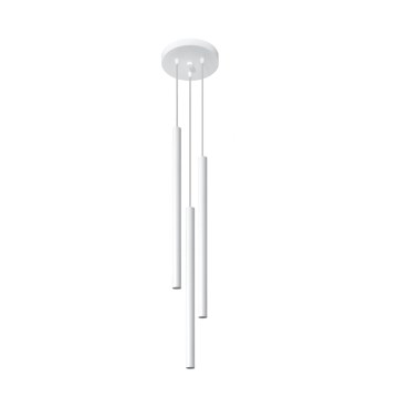 Luster na sajli PASTELO 3xG9/8W/230V bela