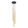 Luster na sajli PASTELO 3xG9/8W/230V zlatni