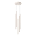 Luster na sajli PASTELO 5xG9/8W/230V krem boje