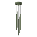Luster na sajli PASTELO 5xG9/8W/230V zelena