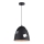Luster na sajli PATCH 1xE27/60W/230V crno