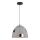 Luster na sajli PATCH 1xE27/60W/230V sivo