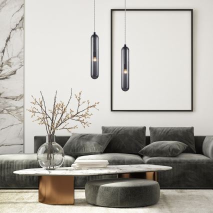 Luster na sajli PAX 1xG9/9W/230V crno