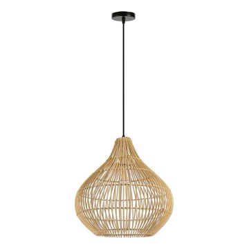 Luster na sajli PELO 1xE27/40W/230V pr. 40 cm ratan