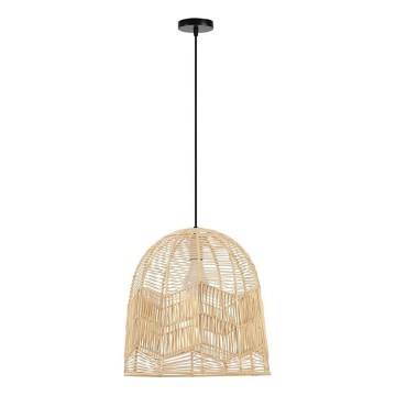 Luster na sajli PELO 1xE27/40W/230V pr. 40 cm ratan