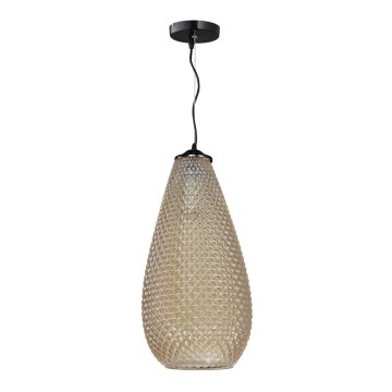 Luster na sajli PETRA 1xE27/60W/230V braon
