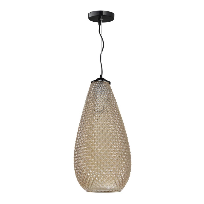 Luster na sajli PETRA 1xE27/60W/230V braon