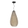 Luster na sajli PETRA 1xE27/60W/230V braon