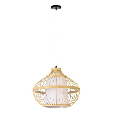 Luster na sajli PINCHOS 1xE27/40W/230V pr. 40 cm bambus