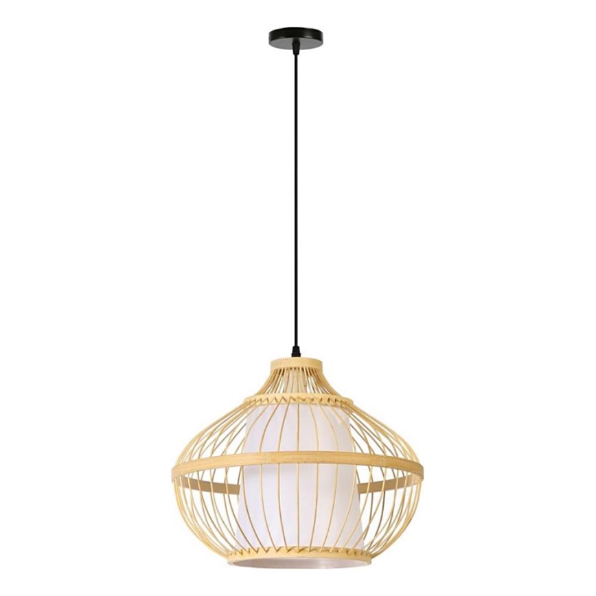 Luster na sajli PINCHOS 1xE27/40W/230V pr. 40 cm bambus