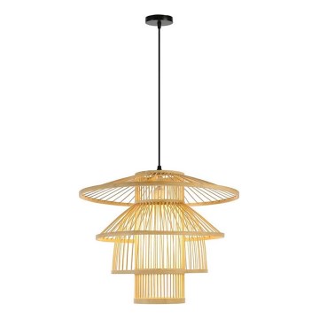 Luster na sajli PINCHOS 1xE27/40W/230V pr. 50 cm bambus
