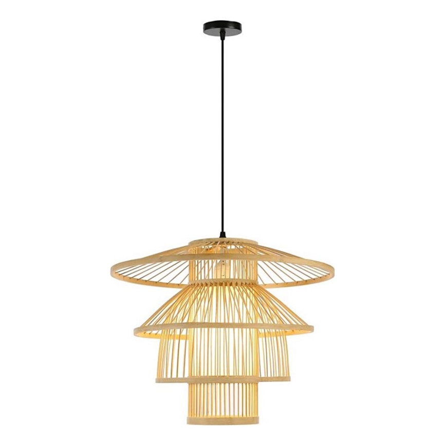 Luster na sajli PINCHOS 1xE27/40W/230V pr. 50 cm bambus