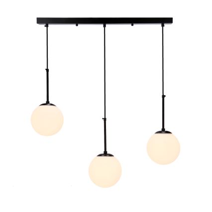 Luster na sajli POMPEI 3xE27/40W/230V crno