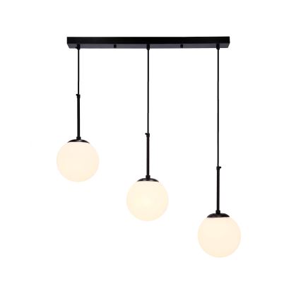 Luster na sajli POMPEI 3xE27/40W/230V crno