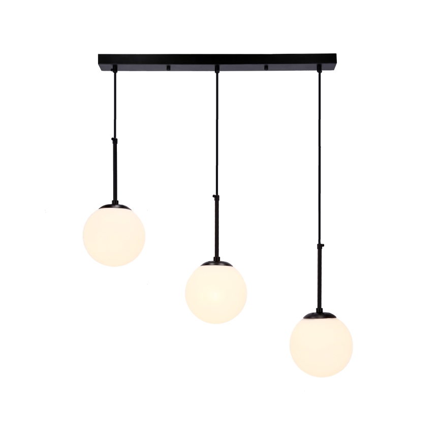 Luster na sajli POMPEI 3xE27/40W/230V crno