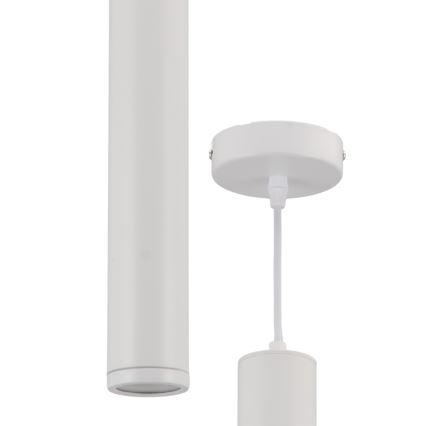 Luster na sajli PORTER 1xGU10/8W/230V bela
