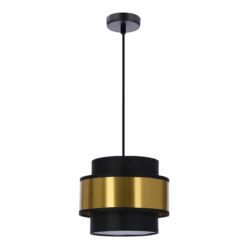 Luster na sajli PRESTIGE 1xE27/40W/230V zlatna/crno