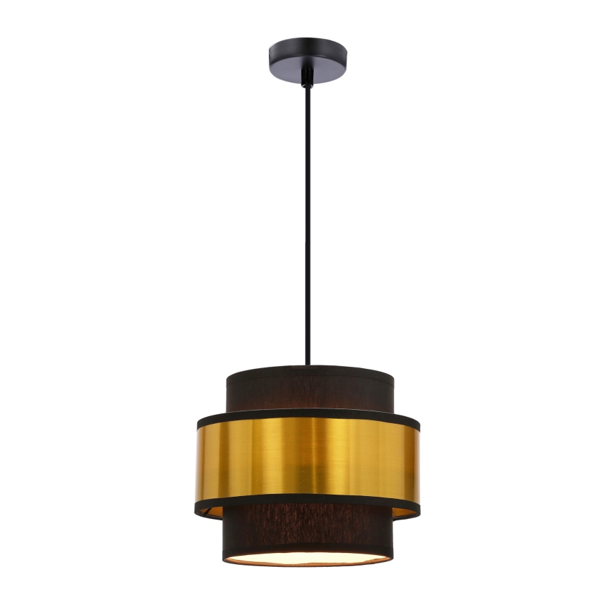 Luster na sajli PRESTIGE 1xE27/40W/230V zlatna/crno