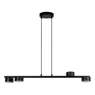 Luster na sajli PUNTO 4xGX53/12W/230V crno