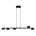 Luster na sajli PUNTO 5xGX53/12W/230V crno