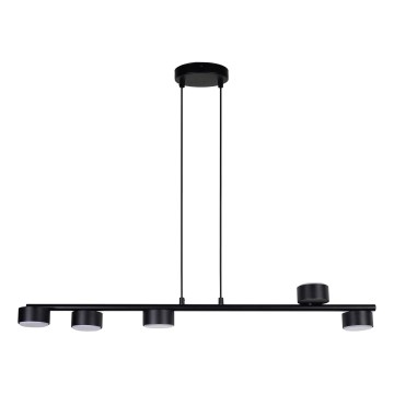 Luster na sajli PUNTO 5xGX53/12W/230V crno