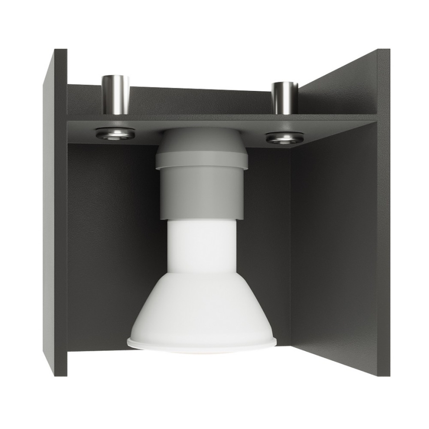 Luster na sajli QUAD 1 1xGU10/40W/230V crno