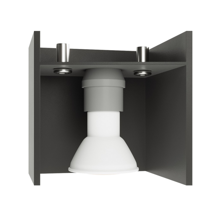 Luster na sajli QUAD 1 1xGU10/40W/230V sivo