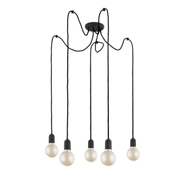 Luster na sajli QUALLE 5xE27/60W/230V pauk