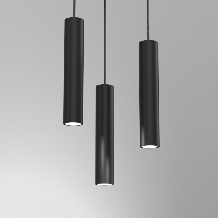 Luster na sajli RAITO 3xGU10/8W/230V crno