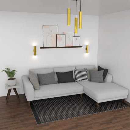 Luster na sajli RAITO 3xGU10/8W/230V mesing