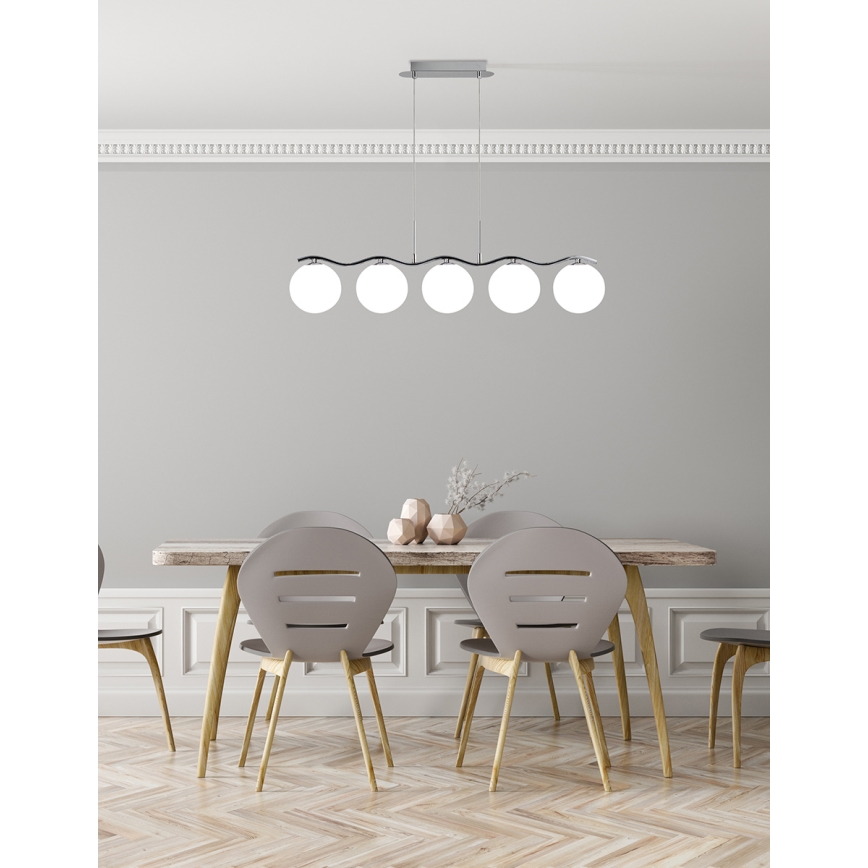 Luster na sajli RAMON 5xG9/40W/230V sjajni krom