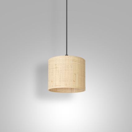 Luster na sajli RATTAN 1xE27/60W/230V pr. 18 cm ratan