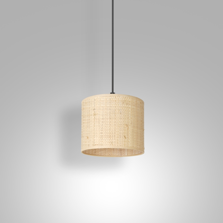 Luster na sajli RATTAN 1xE27/60W/230V pr. 18 cm ratan