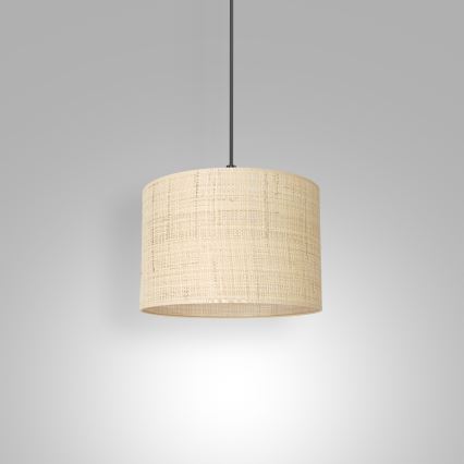 Luster na sajli RATTAN 1xE27/60W/230V pr. 25 cm ratan
