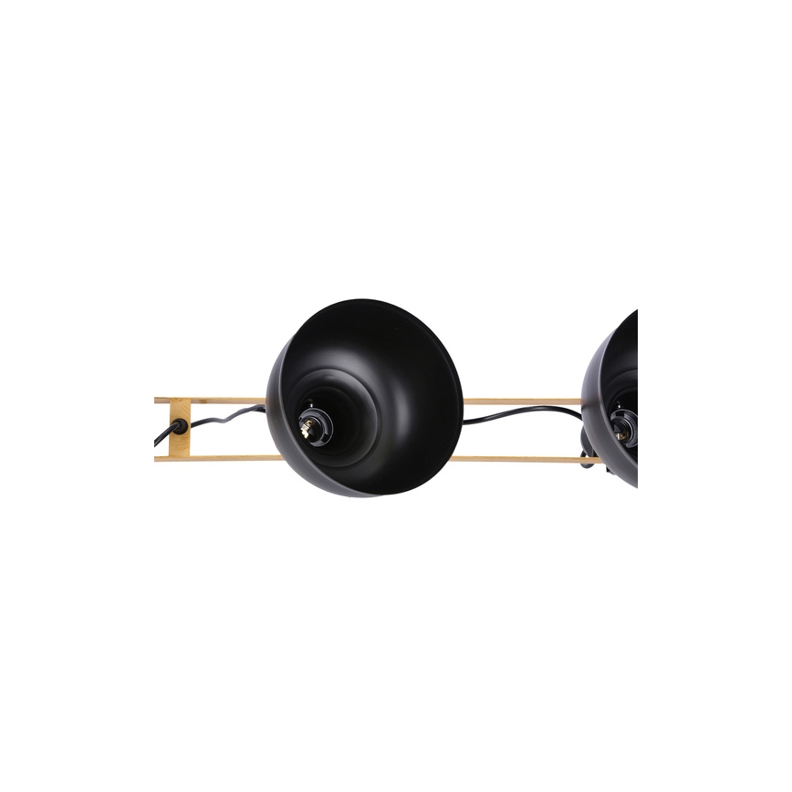 Luster na sajli RENO 3xE27/40W/230V crno/braon