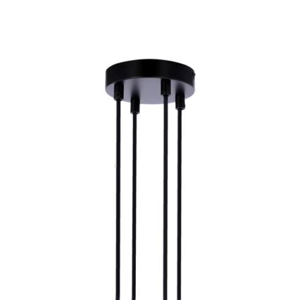 Luster na sajli RENO 4xE27/40W/230V crno/braon