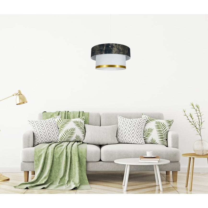 Luster na sajli RESSA 1xE27/60W/230V zelena