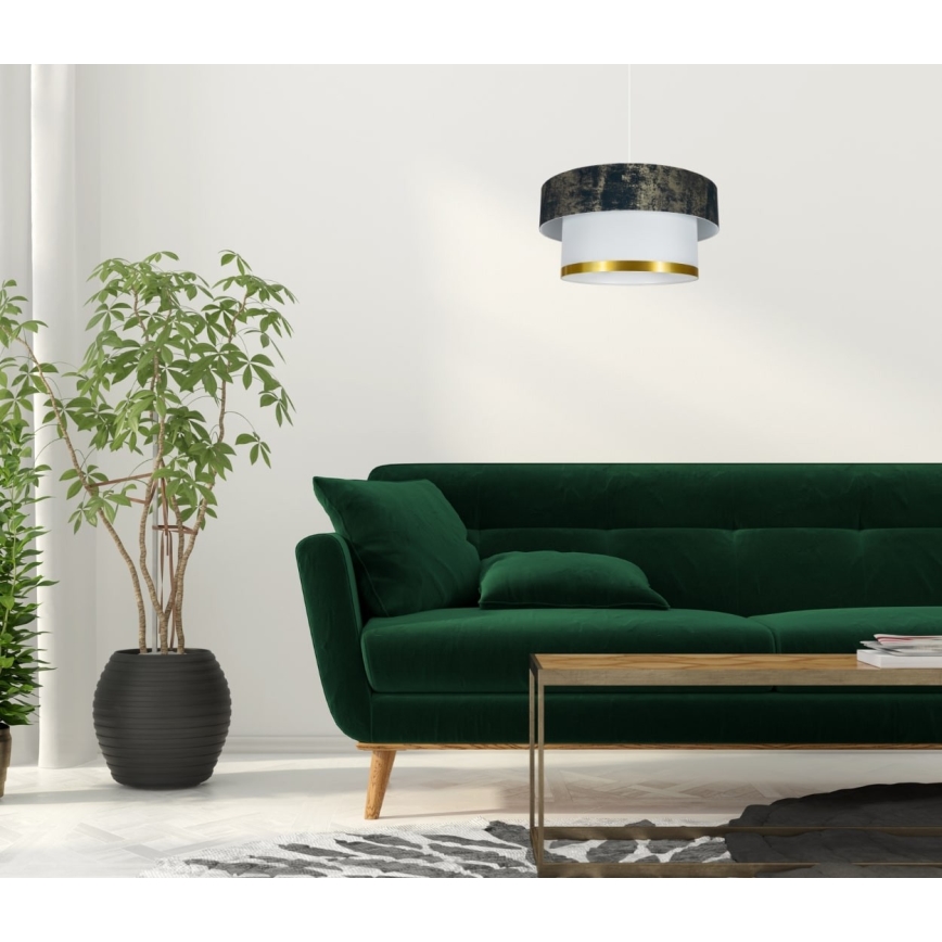 Luster na sajli RESSA 1xE27/60W/230V zelena